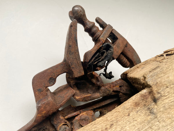 Primitive Folk Art Scratch Built Toy Pistol - Source Vintage