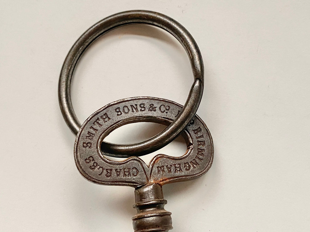 Rare Heavy Antique 19th Century Prison Cell Master Key Charles Smith S ...