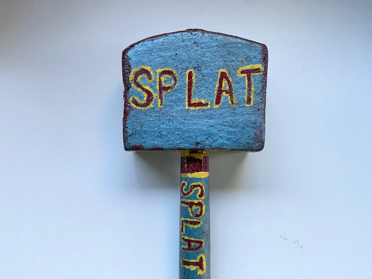 Vintage Folk Art ‘Splat The Rat’ Game Mallet c.1950’s – Folk & Fable ...