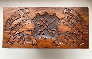 A Rare Folk Art Stand Made With Oak From Winchester Cathedral