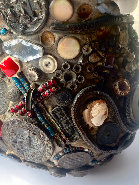 Early 20th Century Folk Art Memory Jug - Source Vintage