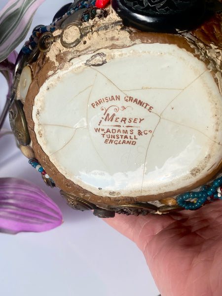 Early 20th Century Folk Art Memory Jug - Source Vintage