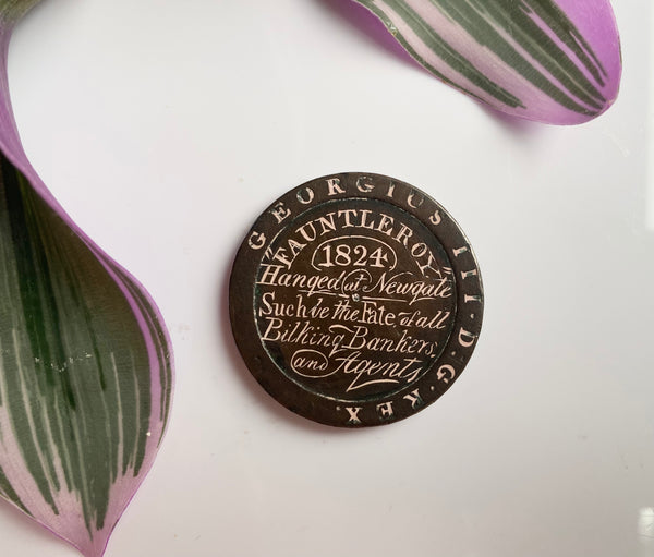 *RESERVED* Extremely Rare Georgian Public Execution Souvenir Of Henry Fauntleroy's Infamous Hanging 1824 With Records - Source Vintage