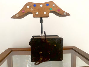 *RESERVED* Rare Unusual Antique Scratch Built Folk Art Wind-Up Lark Lure