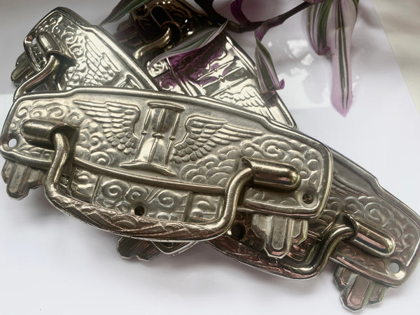 Vintage Macabre Coffin Casket Handles - Source Vintage