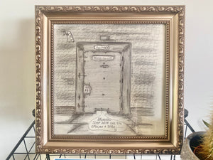 **RESERVED** A Rare Original Signed Sketch By Lifer, Charles Bronson, Britain’s Most Notorious Prisoner