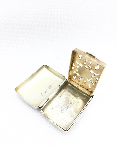 Rare Novelty George III Silver Vinaigrette Birmingham 1818 John Lawrence - Source Vintage
