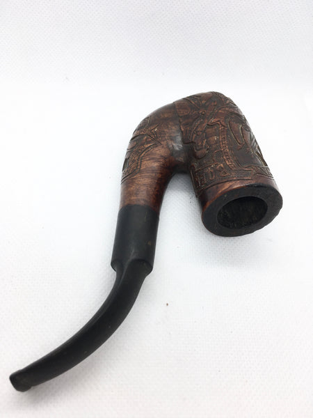Rare Boer War Carved Briar Pipe Gift From Clr Sgt McDonald To Sgt Maj Shepperd - Source Vintage