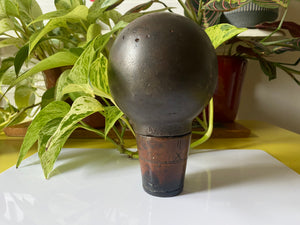 Rare Late 18th - Early 19th Century Treen And Heavy Iron Mystery Item