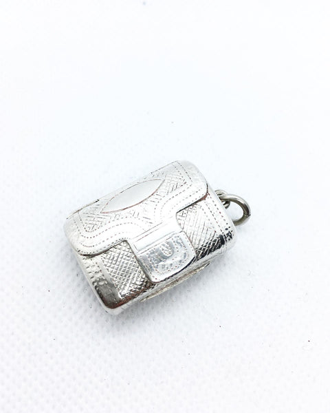 Rare Novelty George III Silver Vinaigrette Birmingham 1818 John Lawrence - Source Vintage
