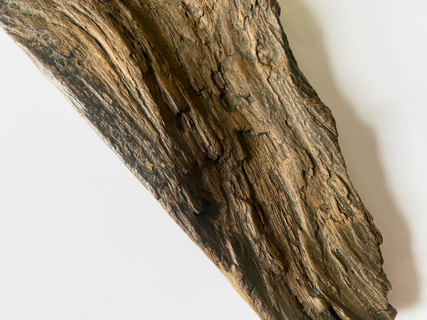 A Naive And Crudely Carved Wooden Fragment Showing Remnants Of Late Medieval Style Folk Art Graffiti. - Source Vintage