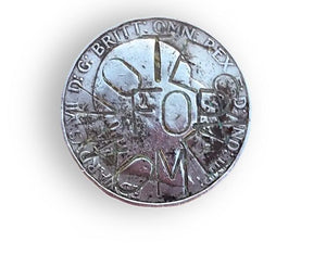 Rare Early 20th Century Silver Suffragette Defaced 2 Shillings Florin Votes For Women